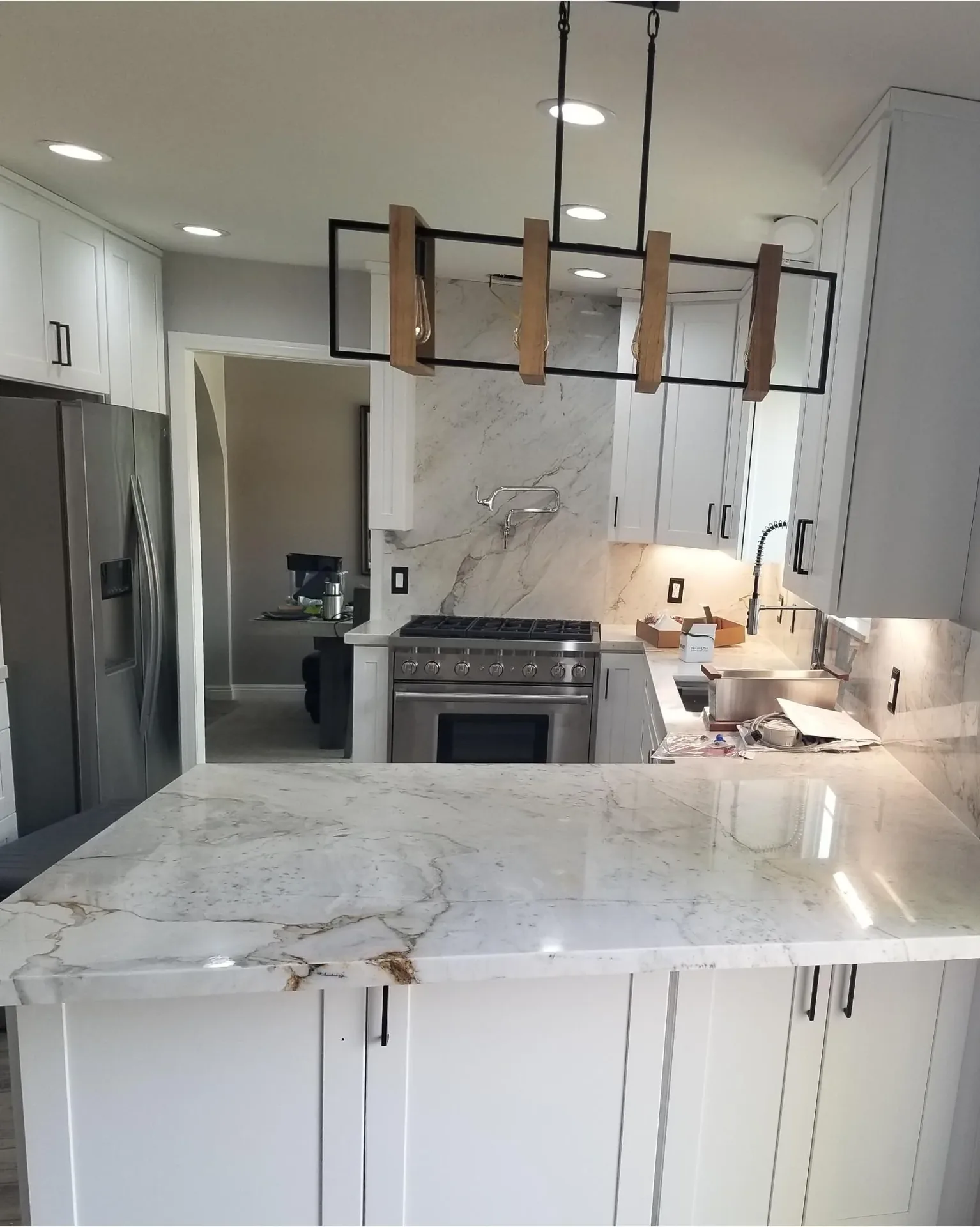 Kitchen with Range Hood - after