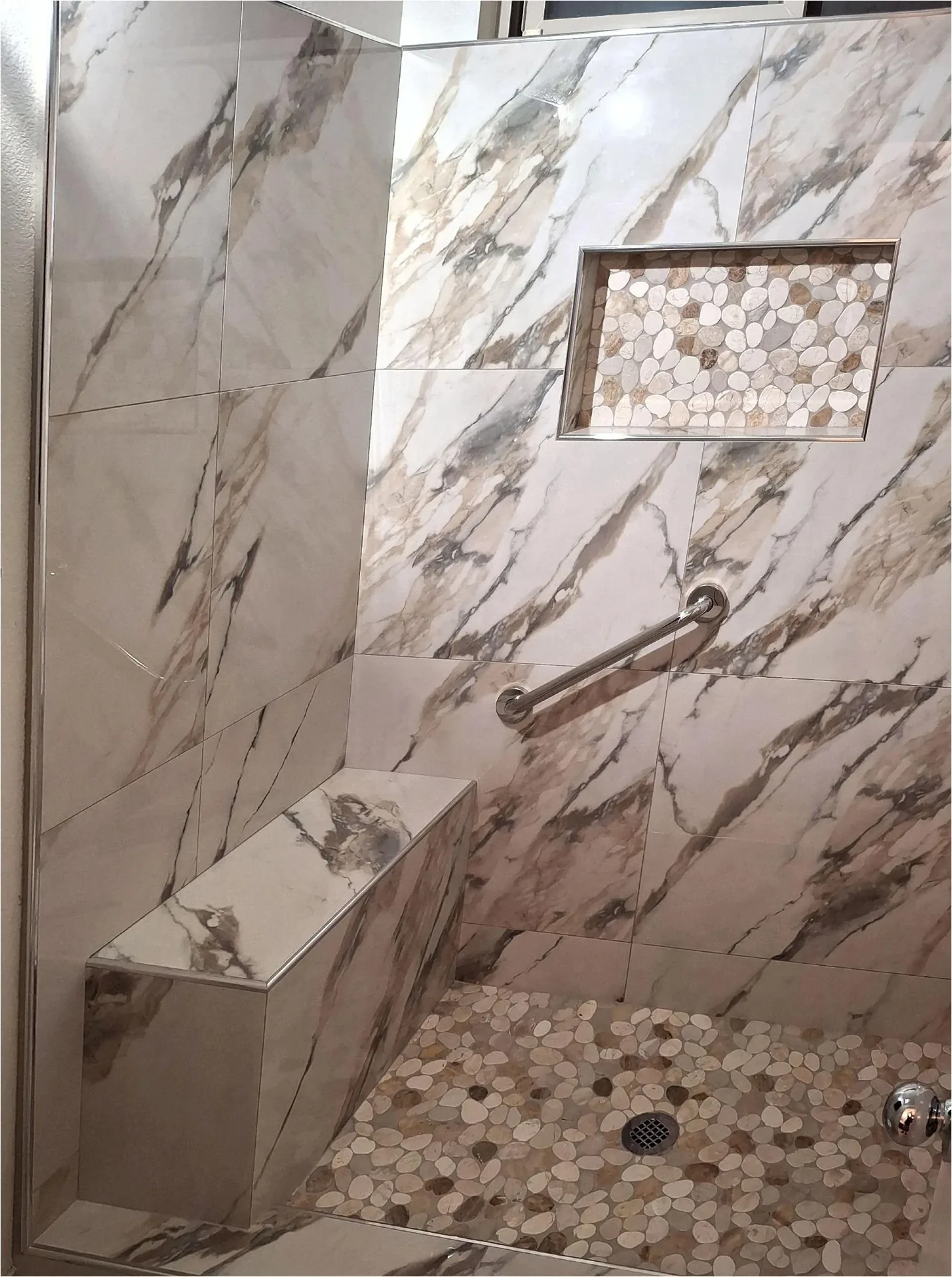 Tub to Shower Conversion - after