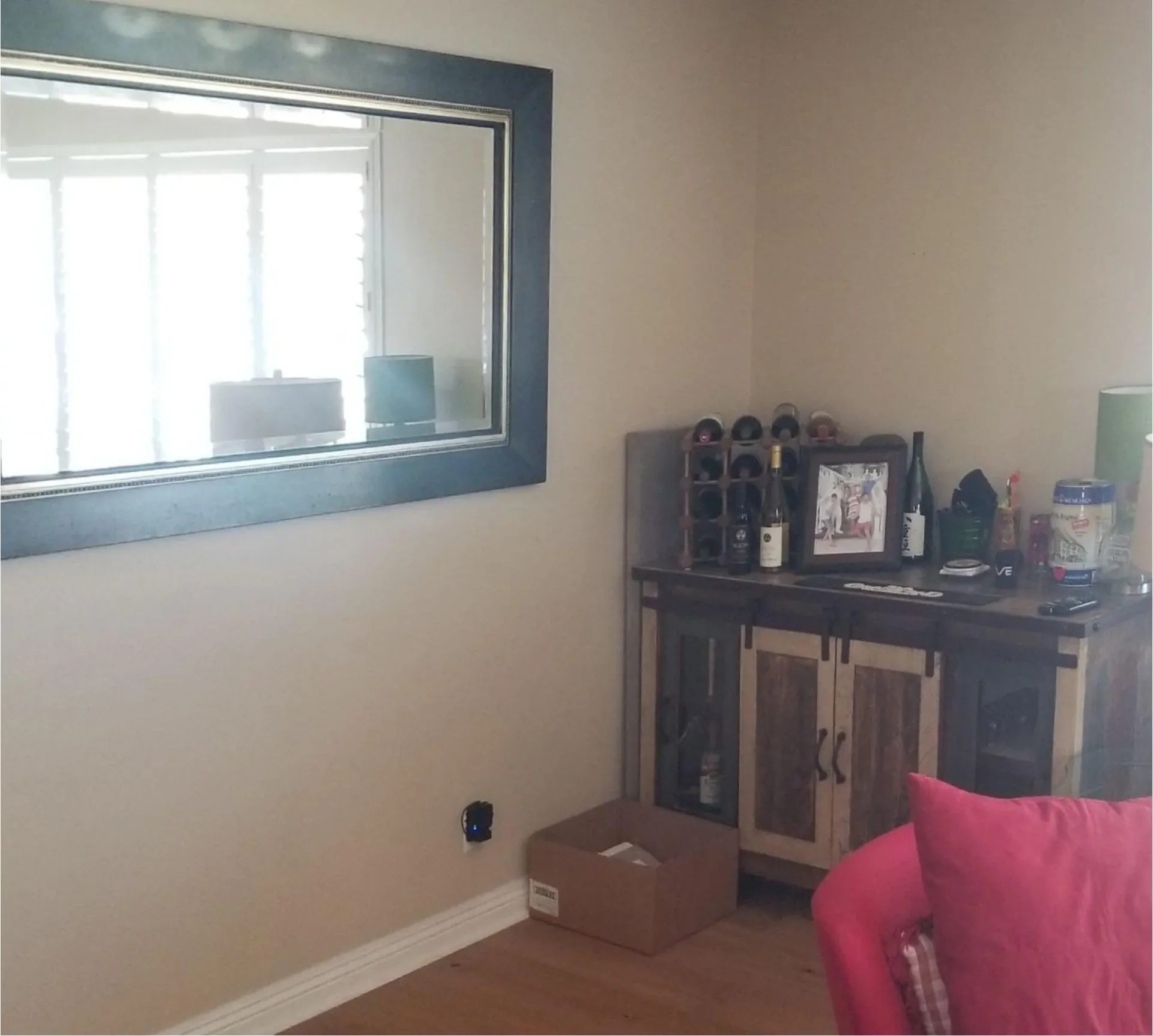 Custom Bar Built-In - before